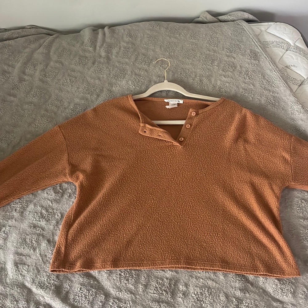 Orange Long sleeve Top